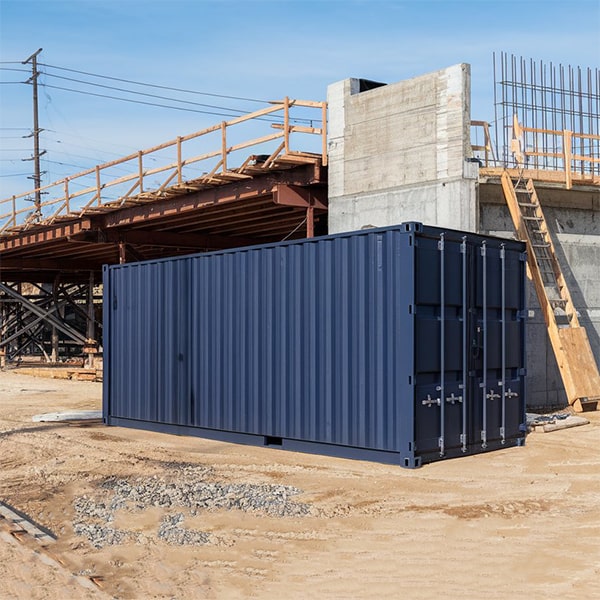 construction site storage containers are available in sizes ranging from 10 to 40 feet